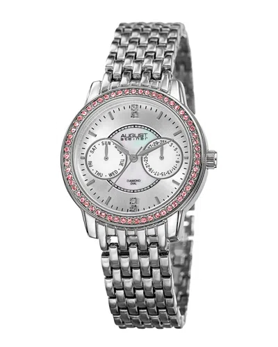 AUGUST STEINER AUGUST STEINER WOMEN'S ALLOY DIAMOND WATCH