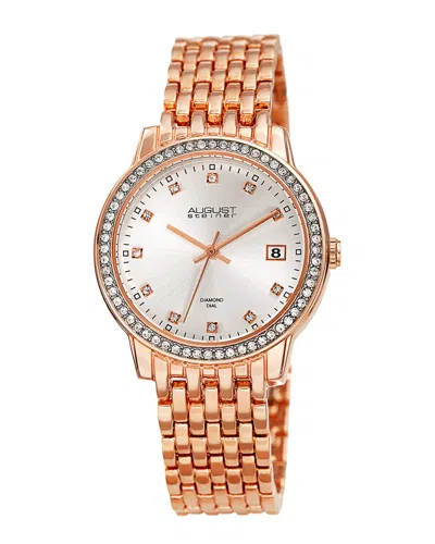 August Steiner Women's Alloy Watch In Gold