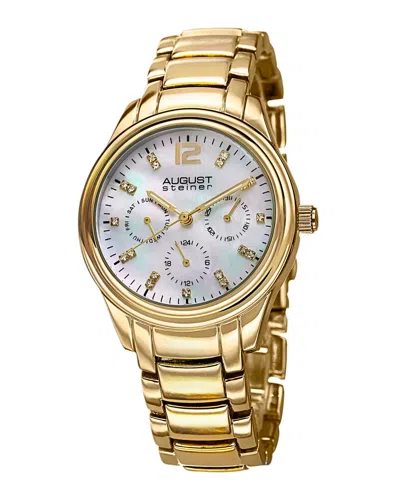 August Steiner Women's Elegant Watch In Gold