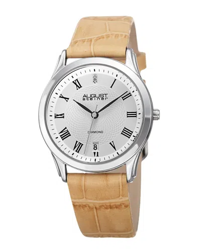 August Steiner Women's Leather Watch In Multi