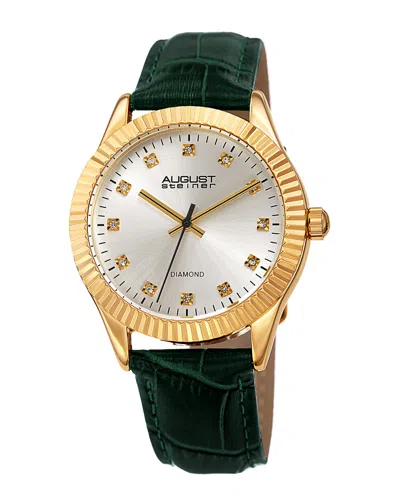 August Steiner Women's Leather Watch