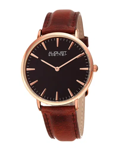 August Steiner Women's Leather Watch