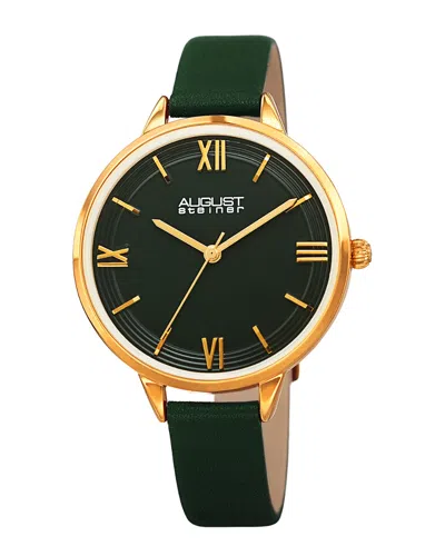 August Steiner Women's Leather Watch