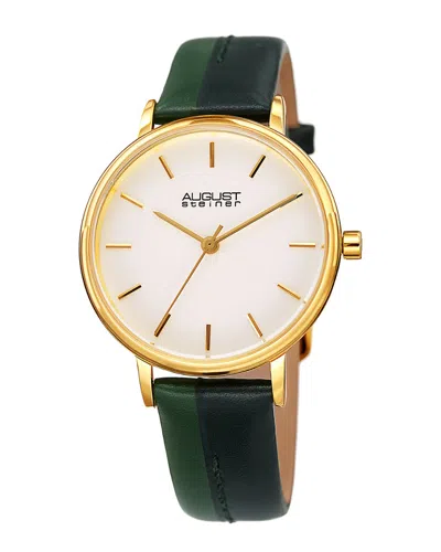 August Steiner Women's Leather Watch