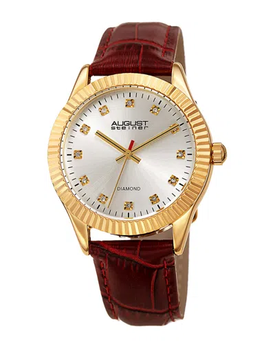 August Steiner Women's Leather Watch