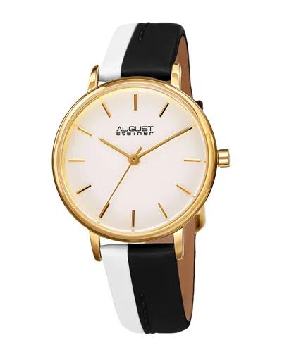 August Steiner Women's Leather Watch
