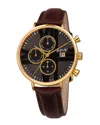 August Steiner Women's Leather Watch