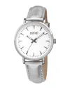 August Steiner Women's Metallic Leather Watch