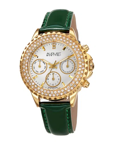 August Steiner Women's Patent Leather Watch