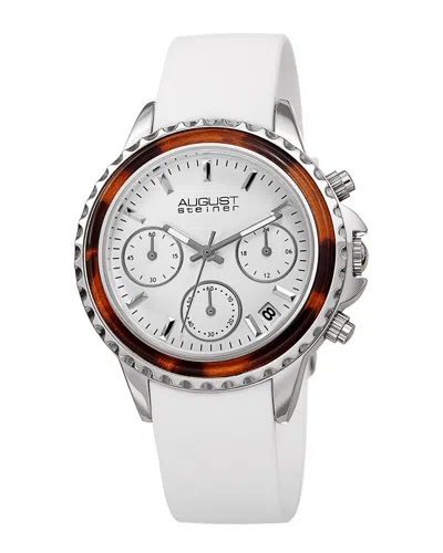 August Steiner Women's Silicone Watch