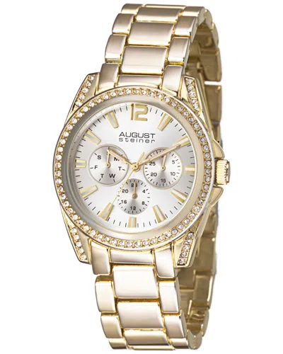 August Steiner Women's Stainless Steel Watch In Gold
