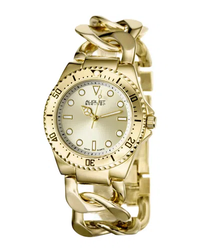 August Steiner Women's Stainless Steel Watch In Gold