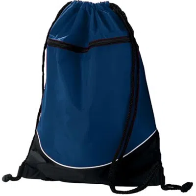 Augusta Medical Systems Llc Augusta 1920a Tri-color Drawstring Backpack- Navy & Black - All