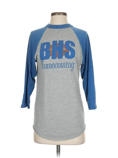 Pre-owned Augusta Sportswear 3/4 Sleeve T-shirt In Blue