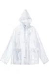 Augusta Sportswear Clear Hooded Rain Jacket In Multi