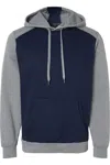 Augusta Sportswear Eco Revive Three-season Triblend Fleece Hooded Sweatshirt In Multi