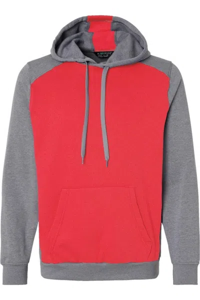 Augusta Sportswear Eco Revive Three-season Triblend Fleece Hooded Sweatshirt In Multi