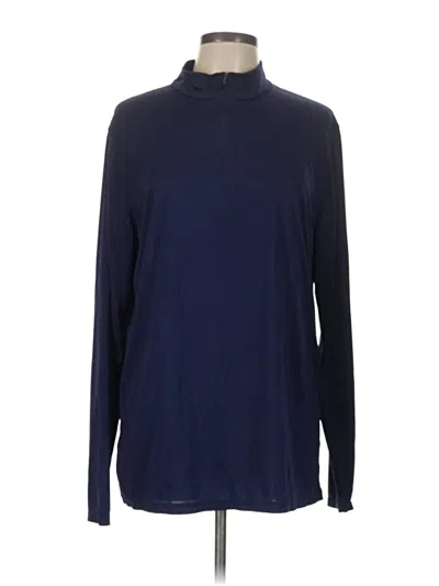 Pre-owned Augusta Sportswear Long Sleeve Polo Shirt In Blue