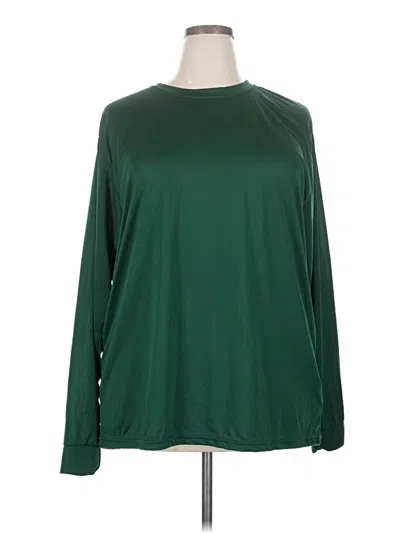 Pre-owned Augusta Sportswear Long Sleeve T-shirt In Green
