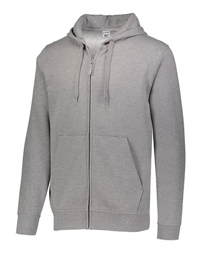 Augusta Sportswear Men's 60/40 Fleece Full-zip Hoodie In Grey