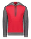 Augusta Sportswear Men's Eco Revive Three-season Triblend Fleece Hooded Sweatshirt In Multi