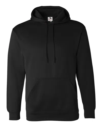 Augusta Sportswear Men's Wicking Fleece Hooded Sweatshirt In Black