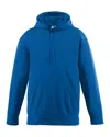 Augusta Sportswear Men's Wicking Fleece Hooded Sweatshirt In Blue