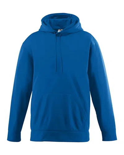 Augusta Sportswear Men's Wicking Fleece Hooded Sweatshirt In Blue