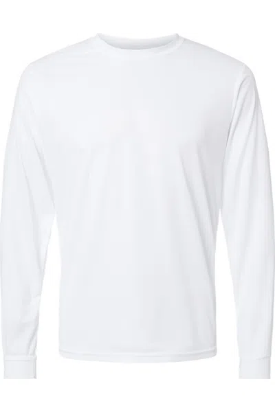 Augusta Sportswear Performance Long Sleeve T-shirt In White