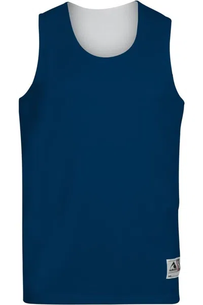 Augusta Sportswear Reversible Wicking Tank Top In Blue