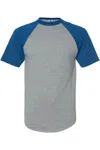 Augusta Sportswear Short Sleeve Baseball Jersey In Gray