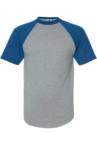 Augusta Sportswear Short Sleeve Baseball Jersey In Gray