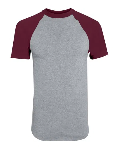 Augusta Sportswear Short Sleeve Baseball Jersey In Grey