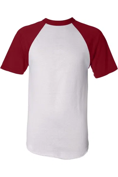 Augusta Sportswear Short Sleeve Baseball Jersey In White