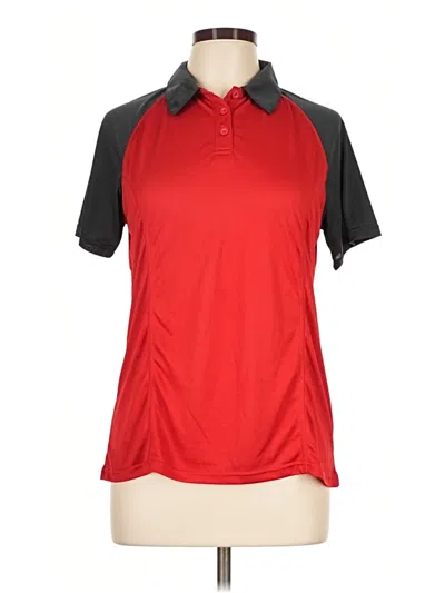 Pre-owned Augusta Sportswear Short Sleeve Polo Shirt In Red