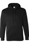 Augusta Sportswear Wicking Fleece Hooded Sweatshirt In Black