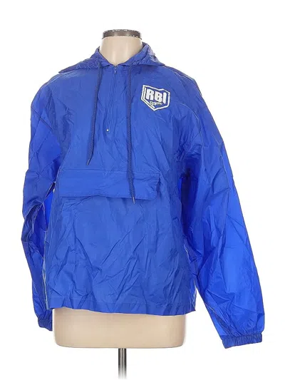 Pre-owned Augusta Sportswear Windbreaker Jacket In Blue
