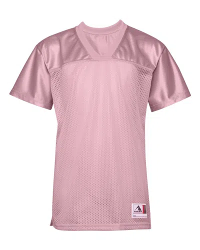 Augusta Sportswear Women's Junior Fit Stadium Replica Football Jersey In Pink