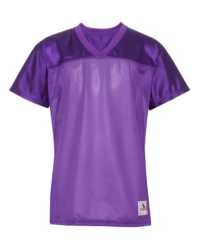Augusta Sportswear Women's Junior Fit Stadium Replica Football Jersey In Purple