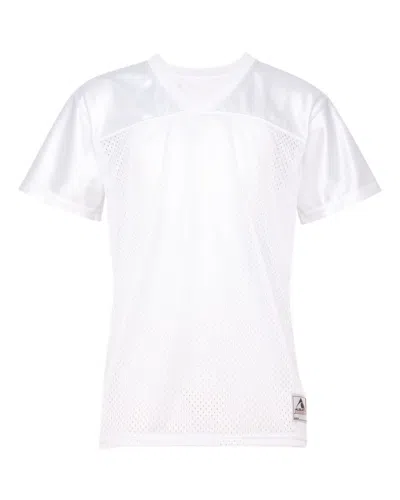 Augusta Sportswear Women's Junior Fit Stadium Replica Football Jersey In White