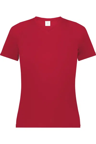 Augusta Sportswear Women´s Attain Wicking V-neck T-shirt In Red