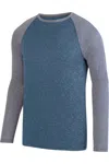 Augusta Sportswear Women´s Kinergy Two Color Long Sleeve Raglan T-shirt In Multi