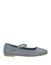 Augusta Woman Ballet Flats Grey Size 7 Leather