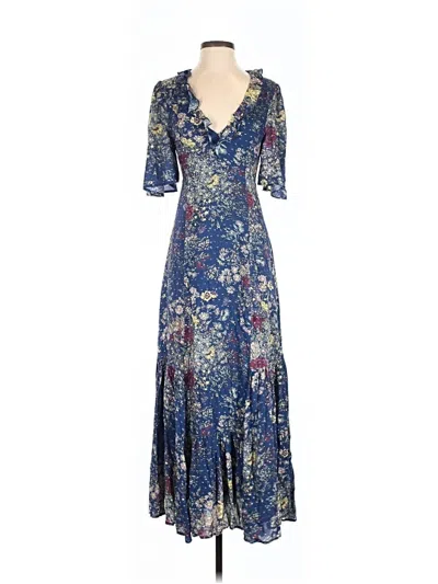 Pre-owned Auguste Casual Dress In Blue