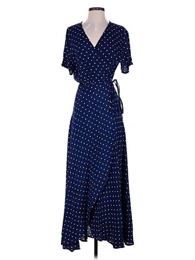 Pre-owned Auguste Casual Dress In Blue