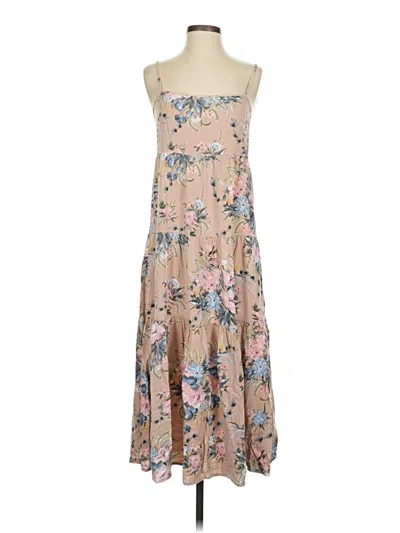 Pre-owned Auguste Casual Dress In Brown