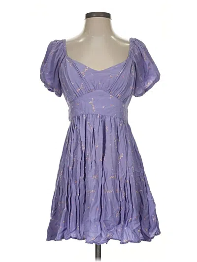 Pre-owned Auguste Casual Dress In Purple