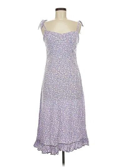 Pre-owned Auguste Casual Dress In Purple