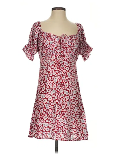 Pre-owned Auguste Casual Dress In Red
