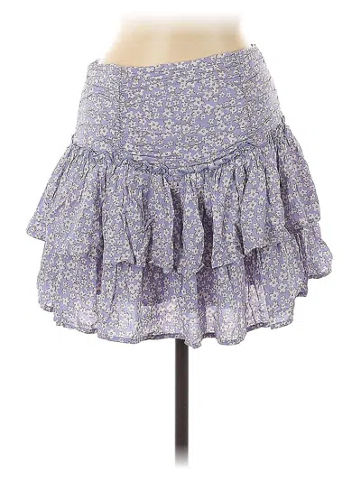 Pre-owned Auguste Casual Skirt In Purple